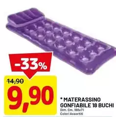 Materassino Gonfiabile 18 Buchi Materassino Gonfiabile 18 Buchi