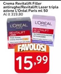 L'Oreal - Crema Revitalift Filler Antirughe