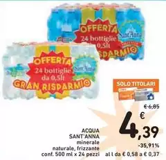 Sant'anna - Acqua Sant'anna - Acqua