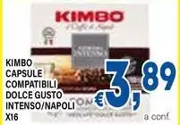 Kimbo - Capsule Compatibili Dolce Gusto Intenso/Napoli Kimbo - Capsule Compatibili Dolce Gusto Intenso/Napoli