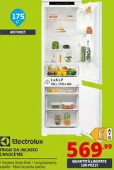Electrolux - frigo da Incasso LINNS3E18S Electrolux - frigo da Incasso LINNS3E18S