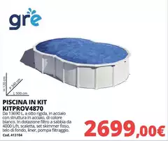 Otto - Piscina In Kit Prov4870 Otto - Piscina In Kit Prov4870