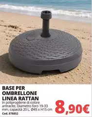 Linea - Base Per Ombrellone Rattan Linea - Base Per Ombrellone Rattan