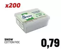 Snow - Cotton Fioc Snow - Cotton Fioc