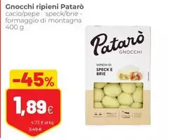 Patarò - Gnocchi Ripieni