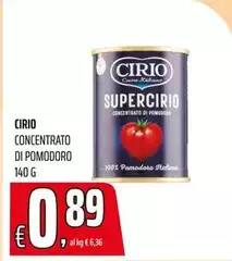Cirio - Concentrato Di Pomodoro Cirio - Concentrato Di Pomodoro