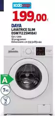 Daya - Lavatrice Slim DSW71225M18A 16,7 L Daya - Lavatrice Slim DSW71225M18A 16,7 L