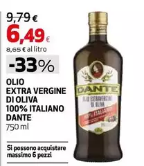 Dante - Olio Extra Vergine Di Oliva 100% Italiano
