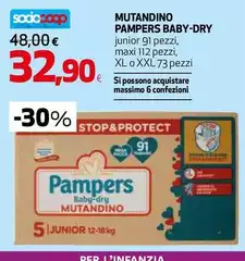 Pampers - Mutandino Baby-Dry