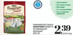 Parmareggio - Snack Granterre Barrette Di Parmigiano Reggiano Parmareggio - Snack Granterre Barrette Di Parmigiano Reggiano