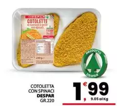 Despar - Cotoletta Con Spinaci