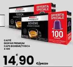 Tosca - Caffe Premium Caps Boheme/