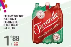 Ferrarelle - Effervescente Naturale 6 Bottiglie Ferrarelle - Effervescente Naturale 6 Bottiglie
