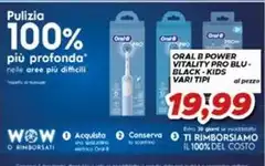 Oral b - Vitality Pro Blu Black Oral b - Vitality Pro Blu Black