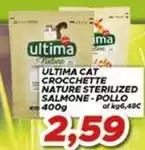Ultima - Cat Crocchette Nature Sterilized Salmone-Pollo