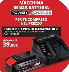 Per Te - Starter Power X-Change 18 V