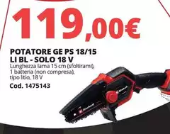 Potatore Ge Ps 18/15