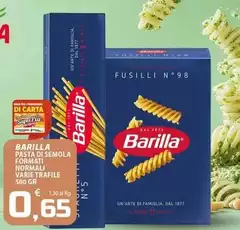 Barilla - Pasta Di Semola Formati Normali