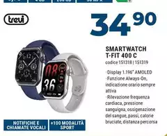 Trevi - Smartwatch T-Fit 400 C Trevi - Smartwatch T-Fit 400 C