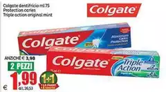 Colgate - Dentifricio Protection Caries Triple Action Original Mint