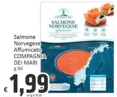 Compagnia dei mari - Salmone Norvegese Affumicato Compagnia dei mari - Salmone Norvegese Affumicato