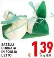 Sabelli -  Burrata In Foglia