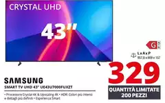 Samsung - Smart Tv Uhd 43" UE43U7000FUXZT Samsung - Smart Tv Uhd 43" UE43U7000FUXZT
