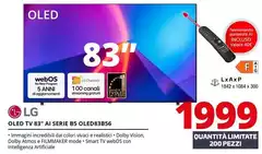 LG - Oled Tv 83" Ai Serie B5 OLED83B56 LG - Oled Tv 83" Ai Serie B5 OLED83B56