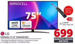 LG - Nanocell Tv 75" 75NANO81A6A LG - Nanocell Tv 75" 75NANO81A6A