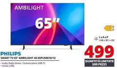 Philips - Smart Tv 65'' AMBILIGHT 4K 65PUS8010/12 Philips - Smart Tv 65'' AMBILIGHT 4K 65PUS8010/12