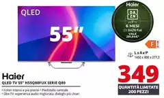 Haier - Qled Tv 55" H55Q80FUX Serie Q80 Haier - Qled Tv 55" H55Q80FUX Serie Q80