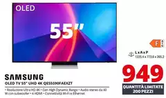 Samsung - Oled Tv 55" Uhd 4k QE55S90FAEXZT Samsung - Oled Tv 55" Uhd 4k QE55S90FAEXZT