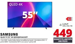 Samsung - Qled Tv 55" 4k QE55Q6FAAUXZT Samsung - Qled Tv 55" 4k QE55Q6FAAUXZT
