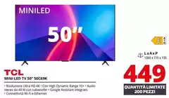 TCL - Mini Led Tv 50" 50C69K TCL - Mini Led Tv 50" 50C69K