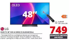 LG - Oled Tv 48" Evo Ai Serie C5 OLED48C55LA LG - Oled Tv 48" Evo Ai Serie C5 OLED48C55LA