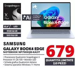 Samsung - Galaxy Book4 Edge Notebook NP750XQB-KA2IT