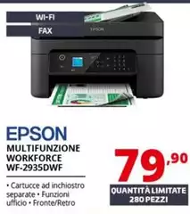 Epson - Multifunzione Workforce WF-2935DWF Epson - Multifunzione Workforce WF-2935DWF