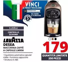 Lavazza - Desea Macchina Caffè A Capsule LM950 Lavazza - Desea Macchina Caffè A Capsule LM950