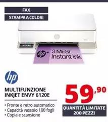 HP - Multifunzione Inkjet Envy 6120e