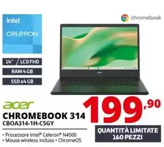 Acer - Chromebook 314 CBOA314-1H-C5GY