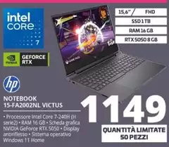HP - Notebook 15-FA2002NL VICTUS