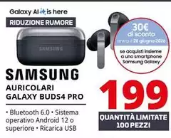 Samsung - Auricolari Galaxy Buds4 Pro