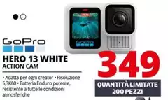 Gopro - Hero 13 White Action Cam Gopro - Hero 13 White Action Cam