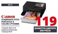 Canon - Stampante Foto Portatile A Colori Cp1500bk Canon - Stampante Foto Portatile A Colori Cp1500bk