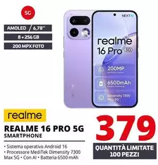Realme - 16 Pro 5G Smartphone Realme - 16 Pro 5G Smartphone