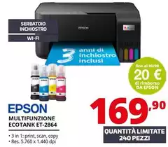 Epson - Multifunzione Ecotank ET-2864 Epson - Multifunzione Ecotank ET-2864
