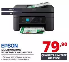 Epson - Multifunzione Workforce WF-2935DWF Epson - Multifunzione Workforce WF-2935DWF