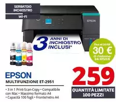 Epson - Multifunzione ET-2951 Epson - Multifunzione ET-2951