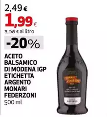 Monari federzoni - Aceto Balsamico Di Modena IGP Etichetta Argento