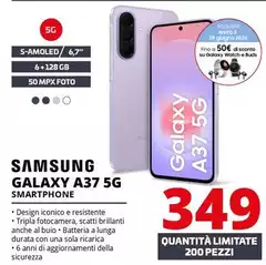 Samsung - Galaxy A37 5G Smartphone Samsung - Galaxy A37 5G Smartphone
